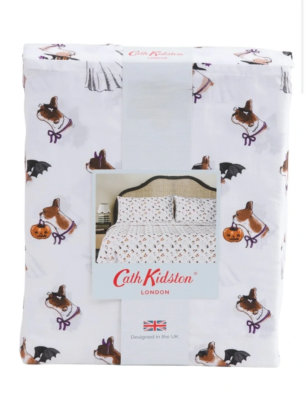 Cath Kidston London Spooky FULL Dog Print Sheet Set